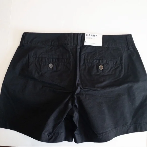 Old Navy Black Chino Shorts Size 4 NWT - Picture 3 of 3